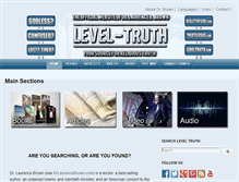 Tablet Screenshot of leveltruth.org